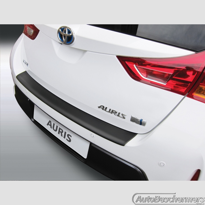 Achterbumperbeschermer zwart Toyota Auris 5-deurs 01.2013-08.2015