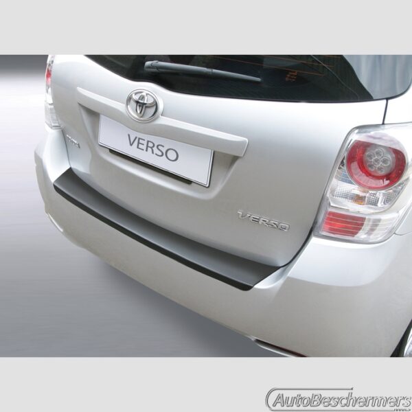 Achterbumperbeschermer zwart Toyota Corolla Verso 04.2009-02.2013