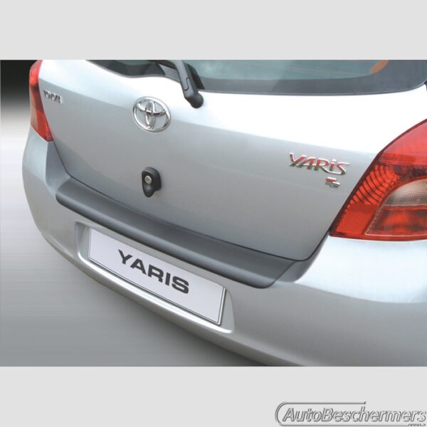 Achterbumperbeschermer zwart Toyota Yaris 3- en 5-deurs 01.2006-12.2008