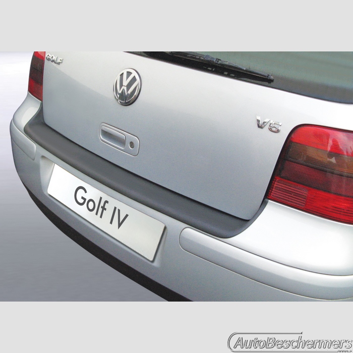 Achterbumperbeschermer zwart Volkswagen Golf 4 3- en 5-deurs 09.1997-08.2003