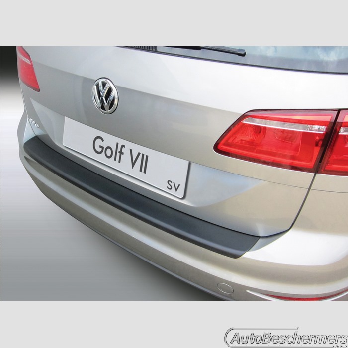 Achterbumperbeschermer zwart Volkswagen Golf 7 Sportsvan 05.2014-07.2020