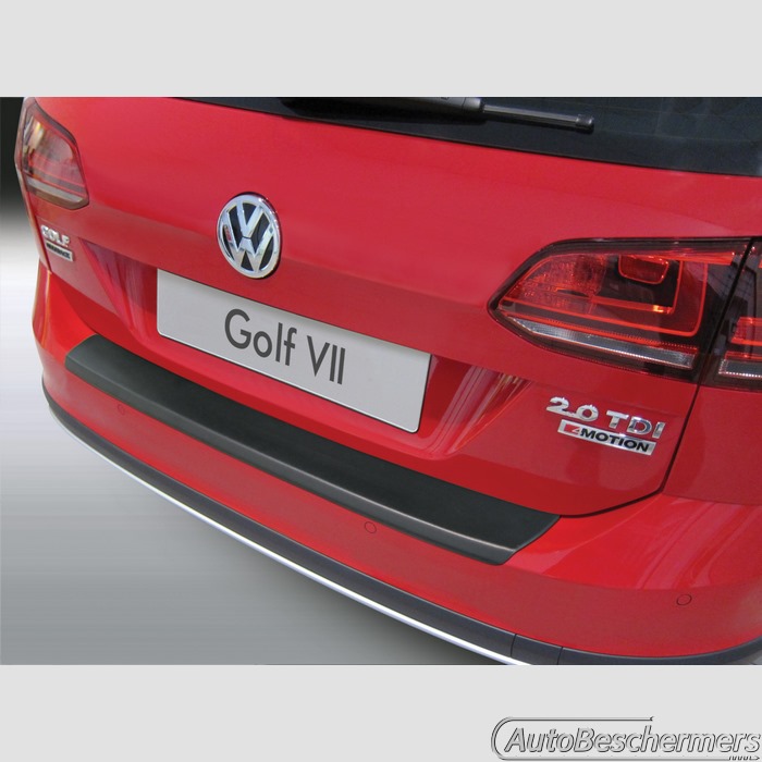 Achterbumperbeschermer zwart Volkswagen Golf 7 Variant en Alltrack 06.2013-12.2016