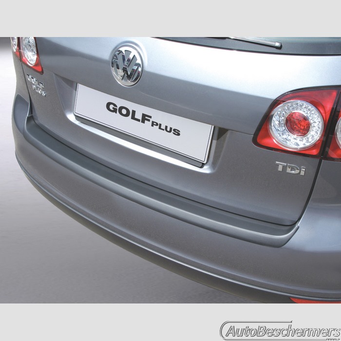 Achterbumperbeschermer zwart Volkswagen Golf Plus 01.2005-02.2009