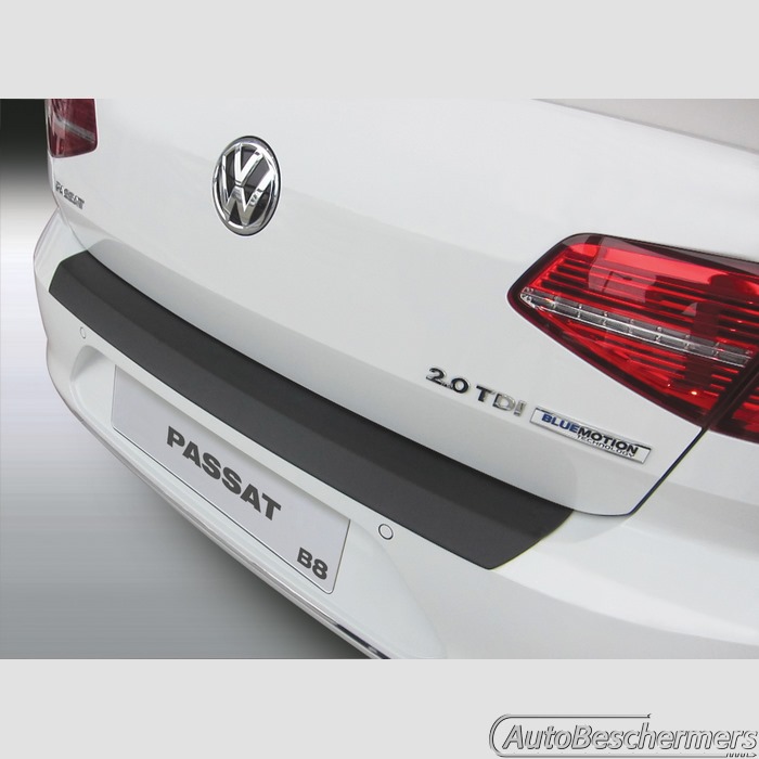 Achterbumperbeschermer zwart Volkswagen Passat B8 4-deurs 11.2014-