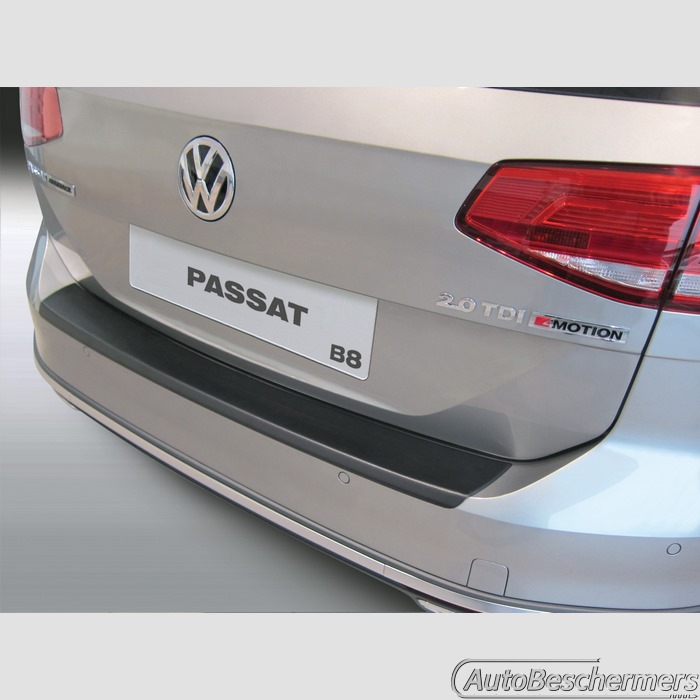 Achterbumperbeschermer zwart Volkswagen Passat B8 Variant 11.2014-08.2019 niet Alltrack
