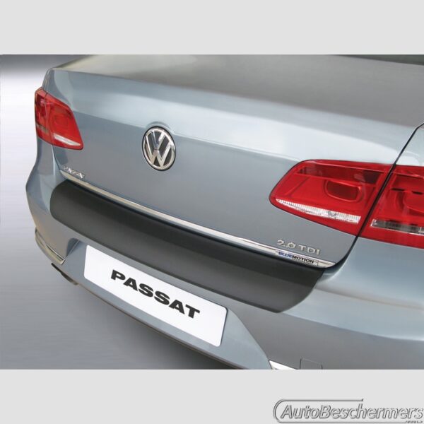 Achterbumperbeschermer zwart Volkswagen Passat B7 4-deurs 10.2010-10.2014