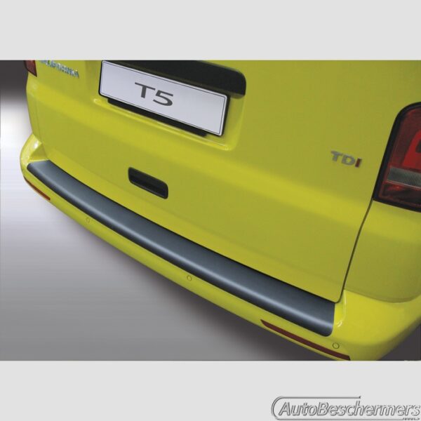 Achterbumperbeschermer zwart Volkswagen Transporter T5 06.2012-05.2015 gespoten bumpers