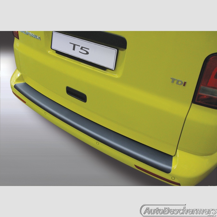 Achterbumperbeschermer zwart Volkswagen Transporter T5 06.2012-05.2015 gespoten bumpers
