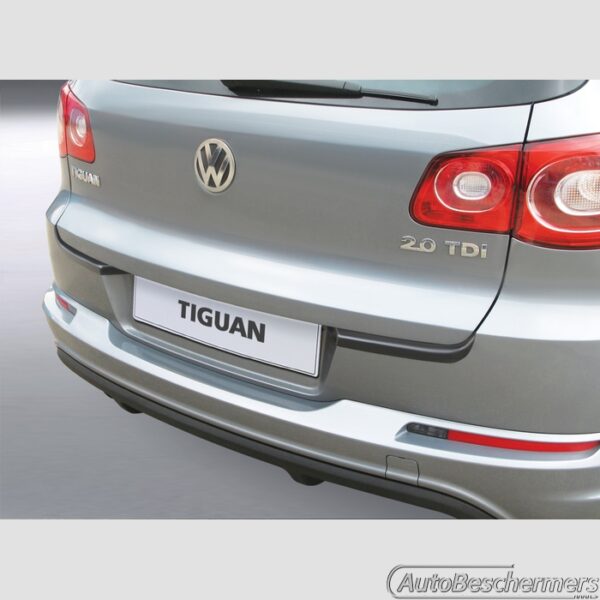 Achterbumperbeschermer zwart Volkswagen Tiguan 11.2007-03.2016