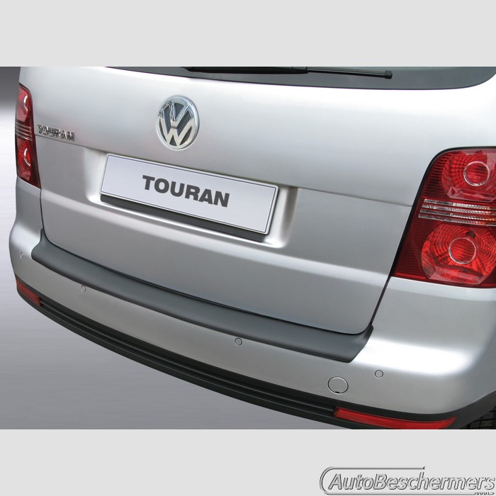 Achterbumperbeschermer zwart Volkswagen Touran 03.2003-07.2010