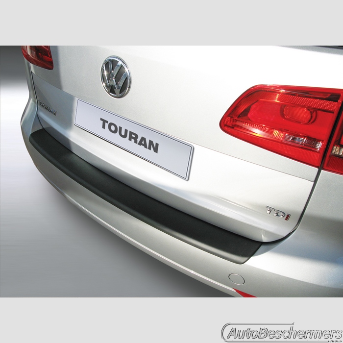 Achterbumperbeschermer zwart Volkswagen Touran 08.2010-08.2015