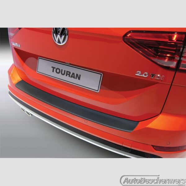 Achterbumperbeschermer zwart Volkswagen Touran 09.2015-