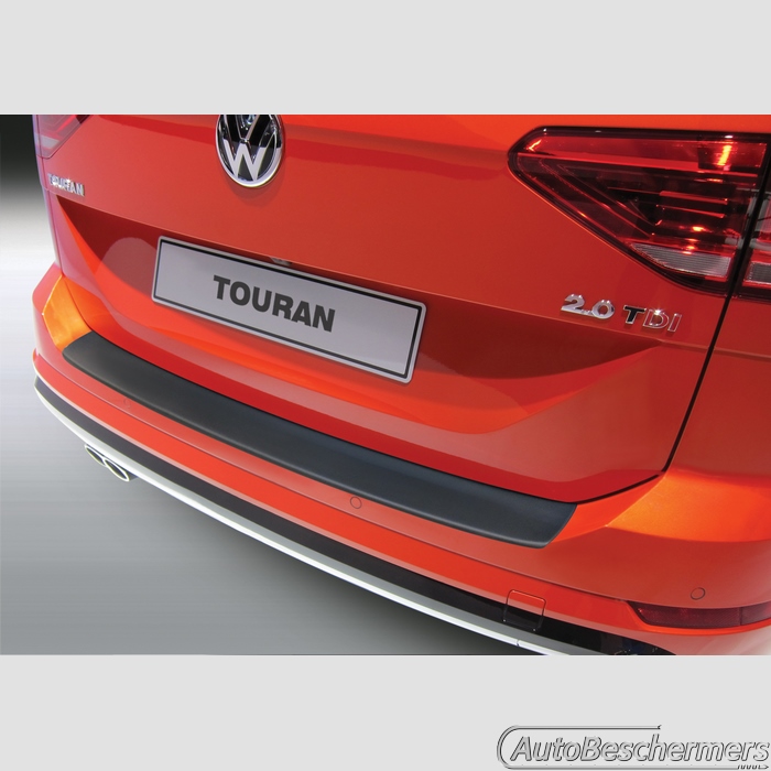 Achterbumperbeschermer zwart Volkswagen Touran 09.2015-