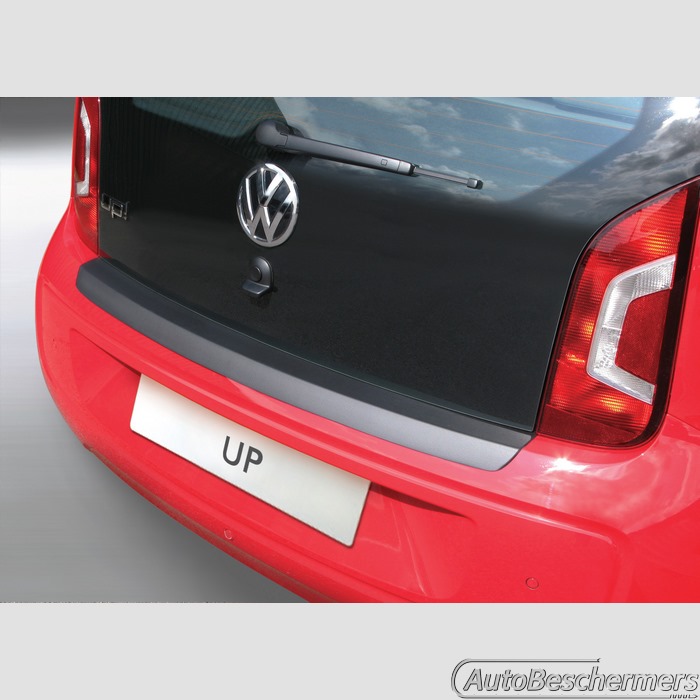 Achterbumperbeschermer zwart Volkswagen UP 3- en 5-deurs 11.2011-06.2016