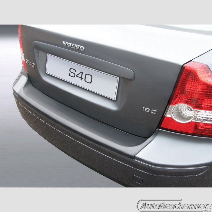 Achterbumperbeschermer zwart Volvo S40 04.2004-05.2007