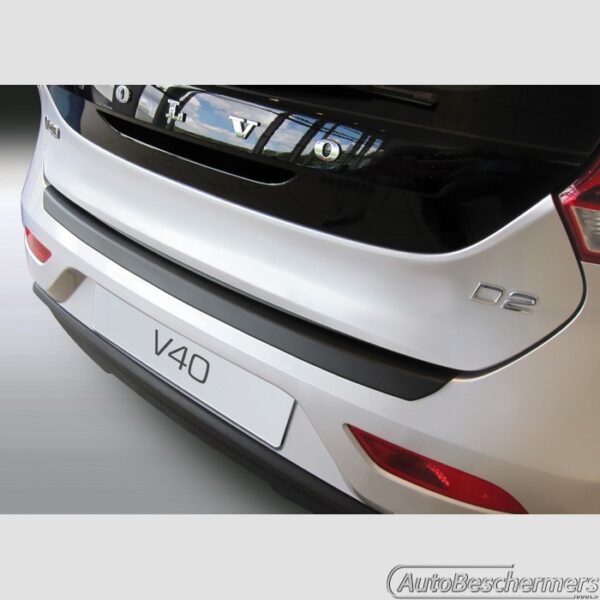Achterbumperbeschermer zwart Volvo V40 06.2012-