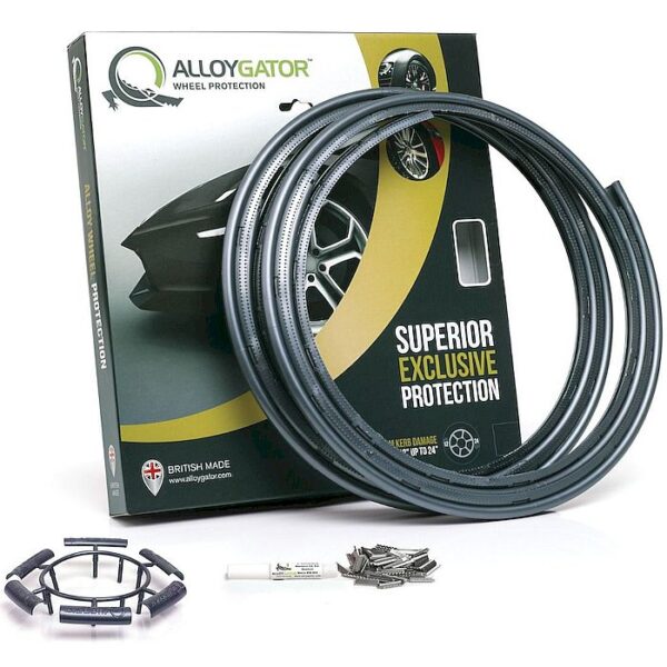 Velgrandbeschermer AlloyGator ANTRACIET kunststof set a 4 stuks voor 12-24 inch velgen