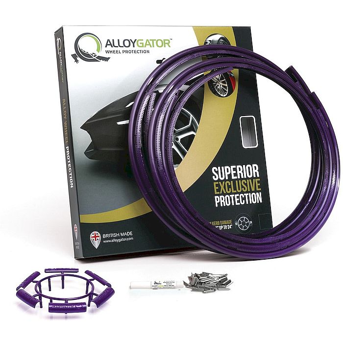 Velgrandbeschermer AlloyGator PAARS kunststof set a 4 stuks voor 12-24 inch velgen