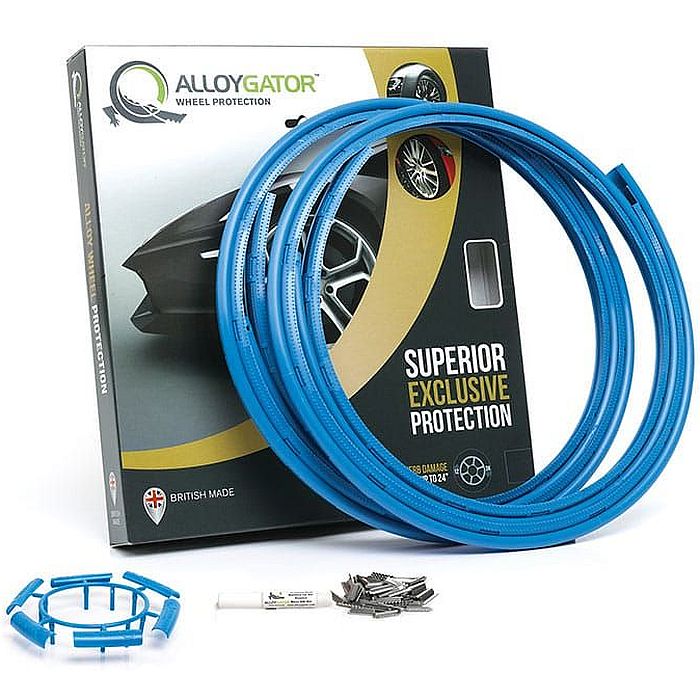 Velgrandbeschermer AlloyGator SKY BLAUW kunststof set a 4 stuks voor 12-24 inch velgen