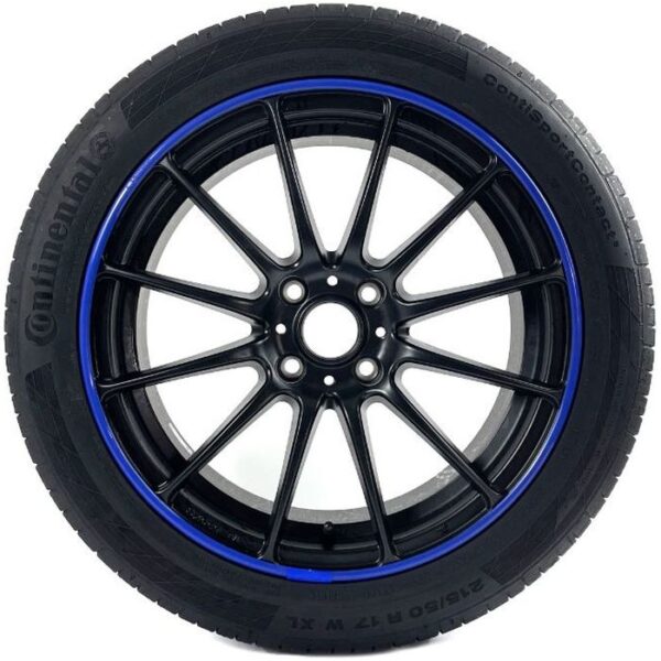 Velgrandbeschermer AlloyGator BLAUW kunststof set a 4 stuks voor 12-19 inch velgen - Afbeelding 2