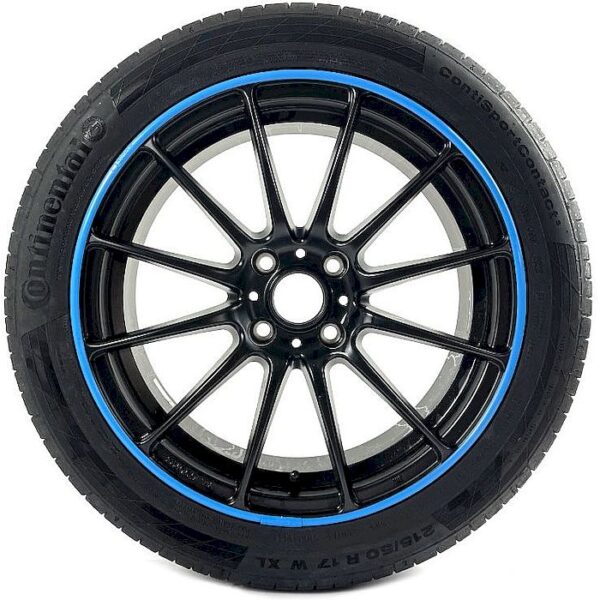 Velgrandbeschermer AlloyGator SKY BLAUW kunststof set a 4 stuks voor 12-24 inch velgen - Afbeelding 2