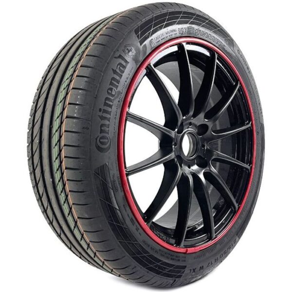 Velgrandbeschermer AlloyGator DONKER ROOD kunststof set a 4 stuks voor 12-19 inch velgen - Afbeelding 3